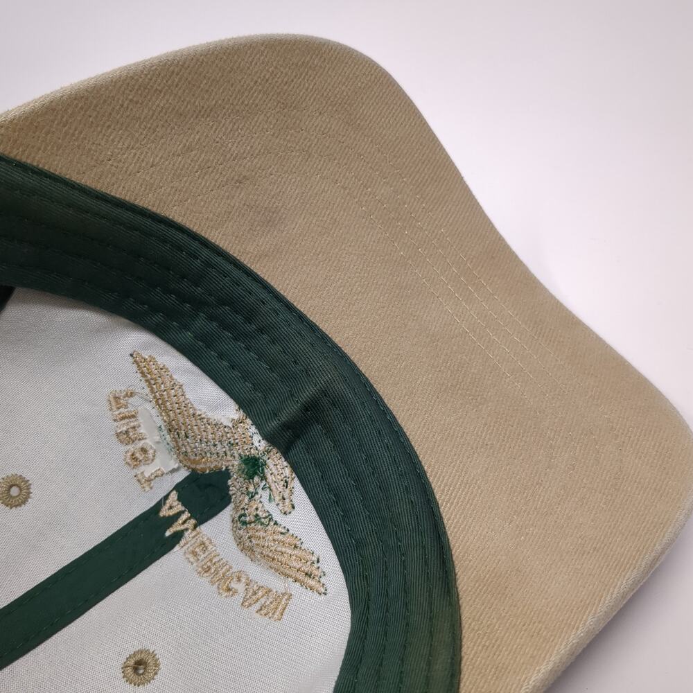 First American Strapback Hat Solid Green One Size… - image 8